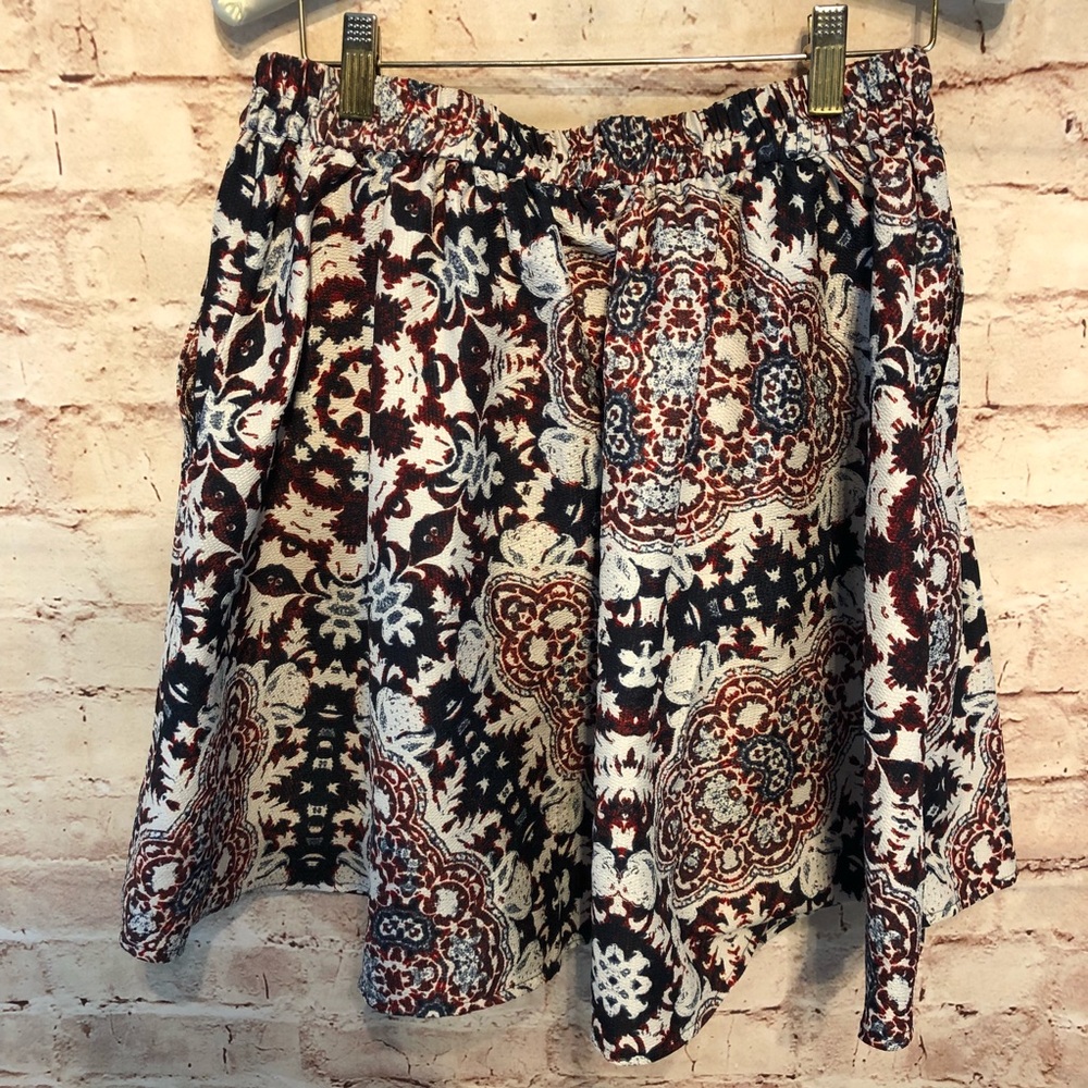 1. State Printed Mini Skirt - Picture 3 of 5